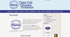 Desktop Screenshot of capecodcharitablefunraisers.com