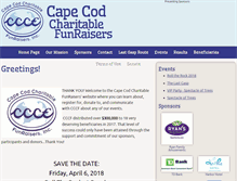 Tablet Screenshot of capecodcharitablefunraisers.com